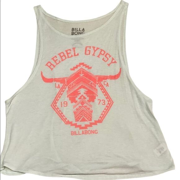 Billabong Rebel Gypsy  Skyline Crop Tank Top - Picture 3 of 4